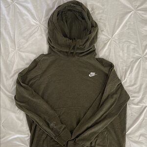 Nike Women's Dark Green Turtleneck Sweater